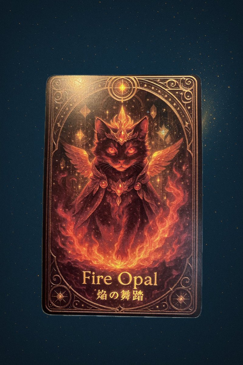 Rucia0911's tweet image. Message for Tomorrow

A fire of passion is awakening within you
not a flame to compete with others,
but a light to illuminate your own path.

Cast your doubts and fears into the fire,
and dance through this day in your own rhythm. 

 #OracleCard #FortuneTelling #Healing