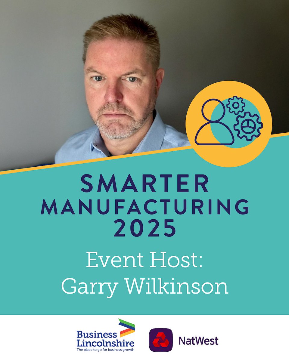 Meet your host: Garry Wilkinson, Relationship Director at NatWest and long-time supporter of Lincolnshire’s SMEs.
Garry will guide us through a packed agenda of expert speakers, roundtables and practical insights.

📆 28 November | 📍 Boston 
businesslincolnshire.com/events/smarter…