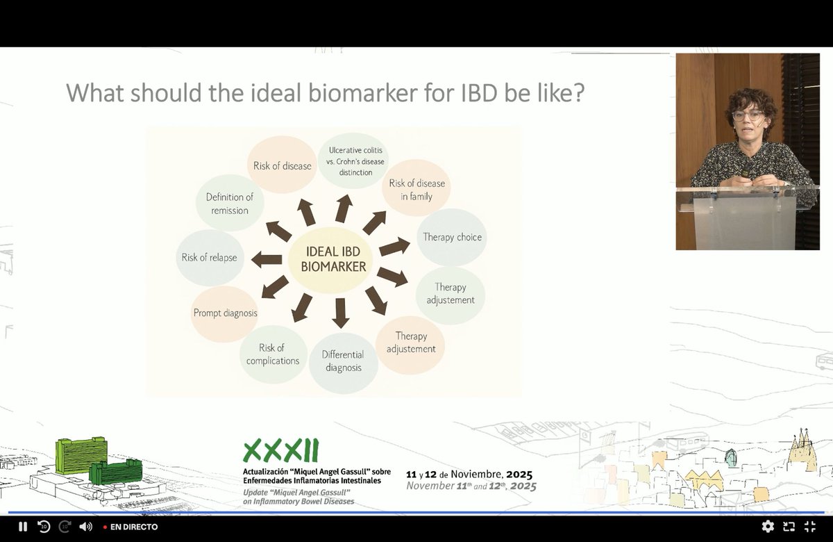 IBDcanruti's tweet photo. 🧬🔬Biomarcadores en EII #MAG25

🔝Excelente revisión de la Dra. Mañosa https://t.co/T8qIQvPTAo