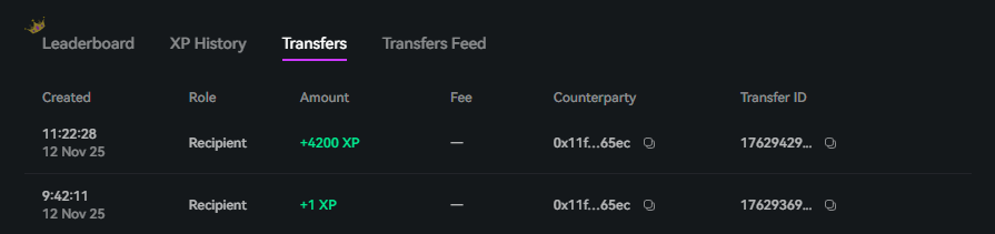 Points and XP surprise 🫢

Shift acquired another 4200 <a href="/paradex/">Paradex</a> XP at the price of $0.16/XP!

Our ltPARA depositors will be able to keep receiving extra bonuses 🌈
Keep an eye on the cap, as withdrawals may free up some capacity every now and then!