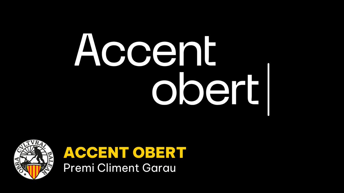 🏆 El Premi Climent Garau serà enguany per a <a href="/accentobert_/">Accent Obert</a> per la seva defensa de la llengua i la cultura catalanes en l’àmbit digital, com a continuadora de les iniciatives abans impulsades per la fundació.cat. És de destacar el seu projecte anomenat Galàxia, una