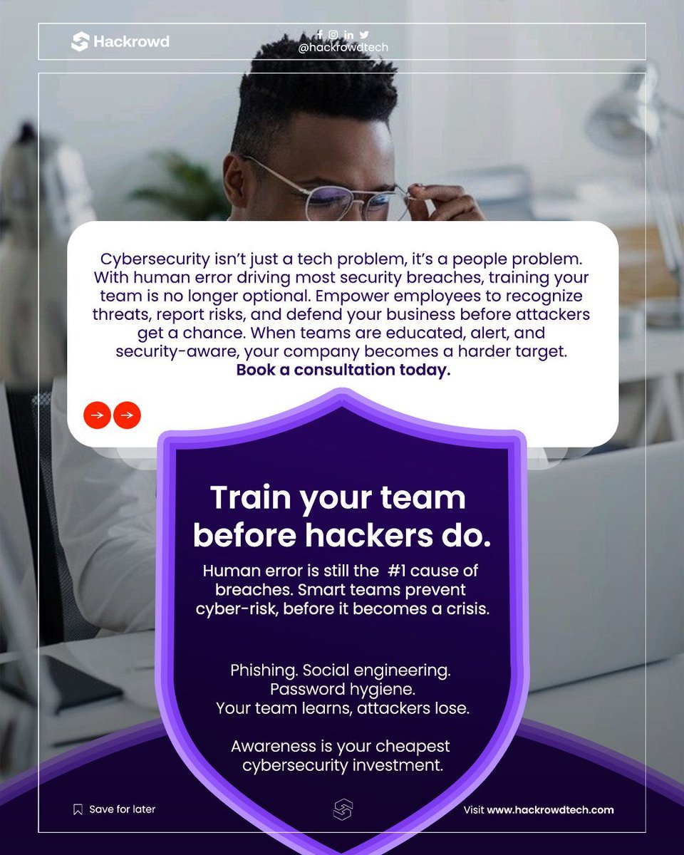 hackrowdtech's tweet image. “Hackrowd helped us uncover blind spots before they became breaches.” — CTO, Nigerian Fintech Startup

Most startups wait for something to break before acting. We found the gaps before attackers could, now their growth is secure.

DM to check yours

#Hackrowd #PenTesting