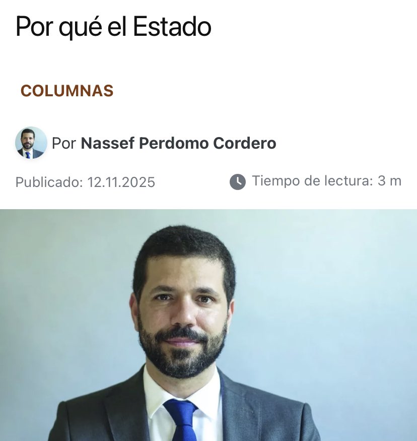 “La complejidad de las sociedades actuales obliga a un régimen de reglas claras, árbitros neutrales y mecanismos centralizados de ejecución de sus decisiones. Pero, los servicios sociales son necesarios para evitar que la pobreza material lleve a la pérdida de personas