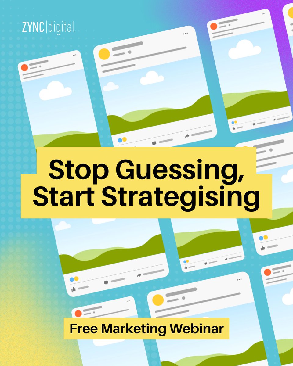 Was your 2025 social strategy just posting randomly? 

If so, join our upcoming webinar to learn how to build content pillars that keep your message clear and ideas flowing🌀

📅 9 Dec | 11am-12pm GMT
Register: zyncdigital.com/webinars-sm