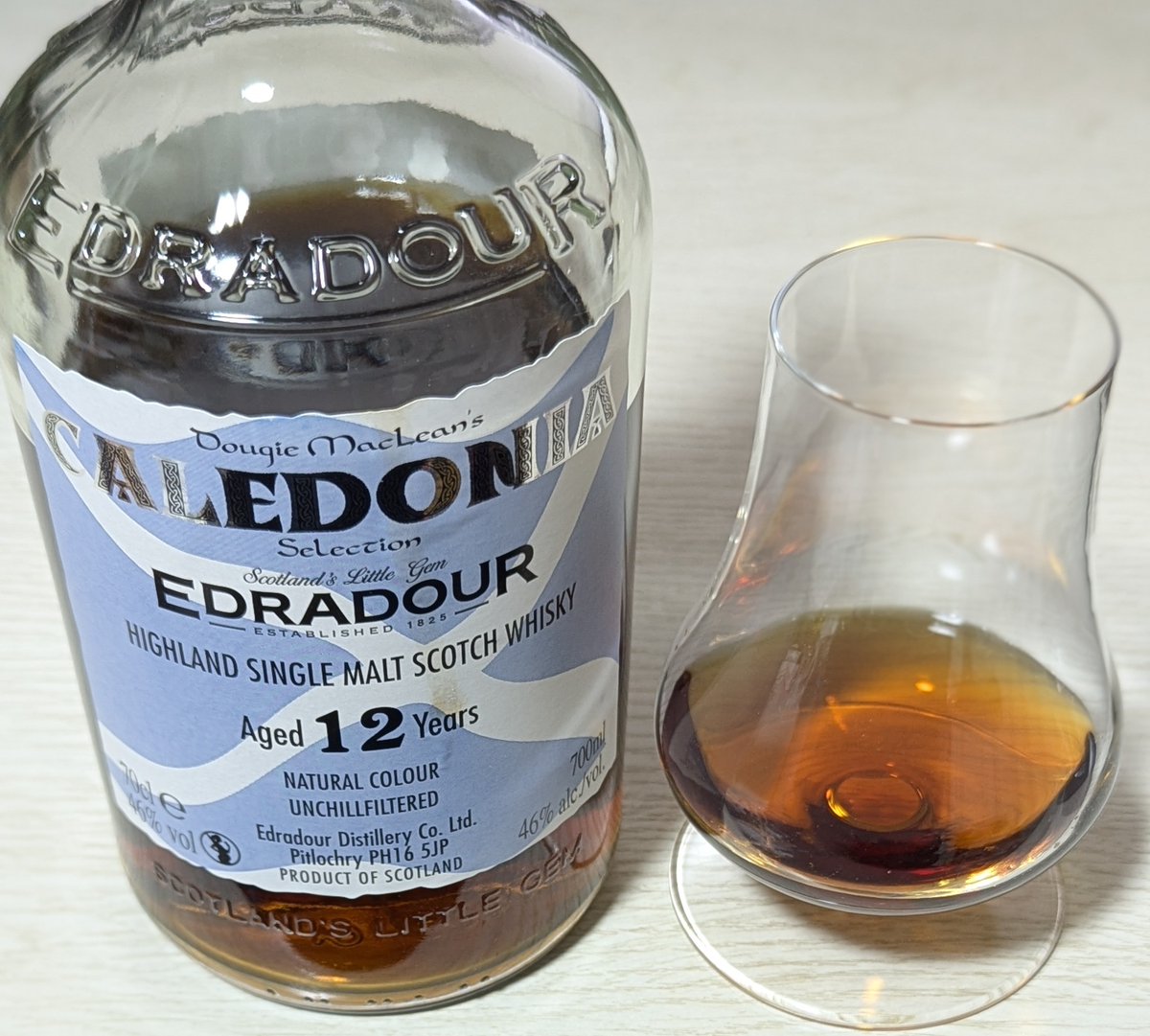 エドラダワー12年 カレドニア 普段シェリー樽のウイスキーは好んで買わ
