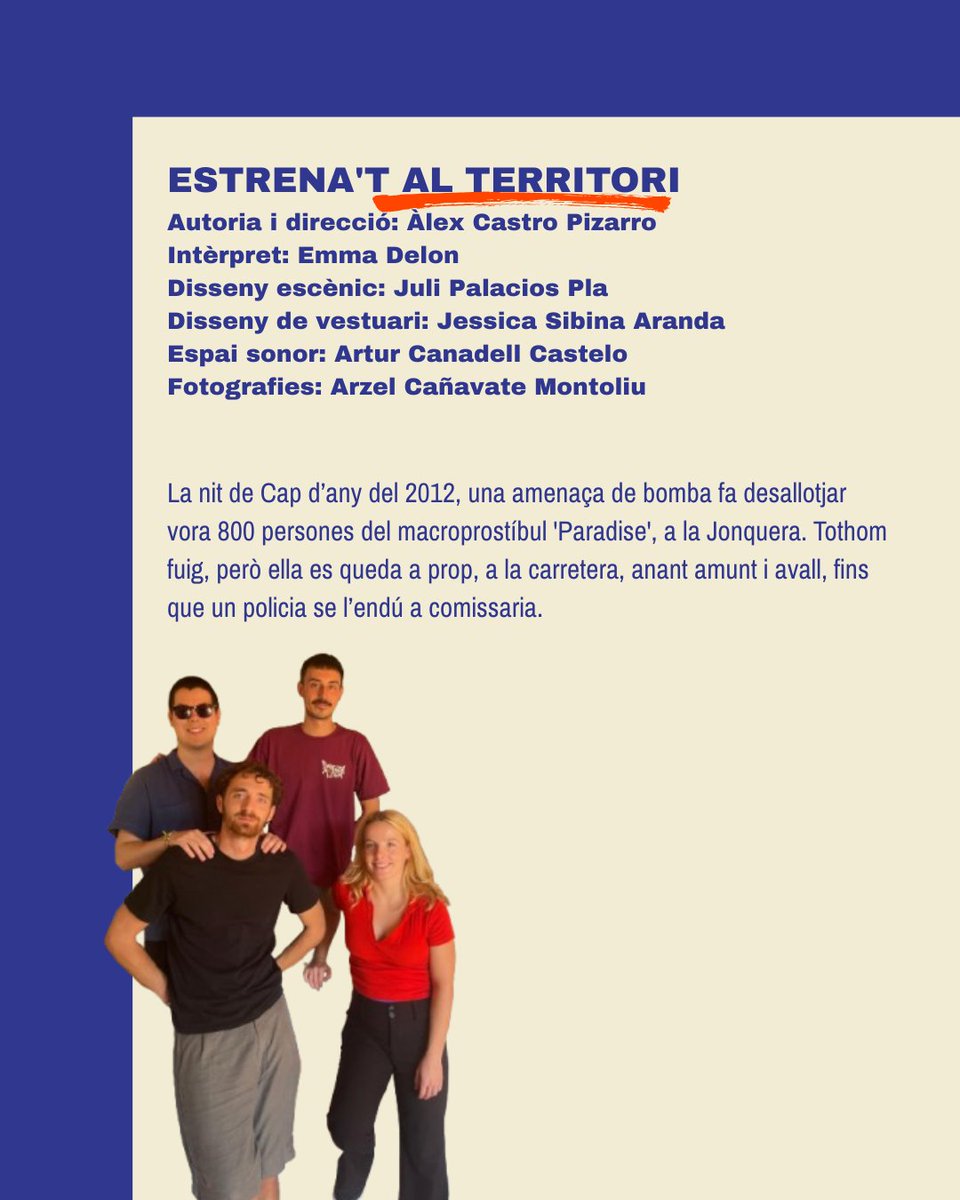 ⭐ UN PARADÍS A LA FRONTERA
⭐ Dia 16 de novembre a les 19h al Sala Trono 
⭐ Entrades salatrono.cat/espectacle/tar…

@produccionsmasini
@salutacionscordials
@emmaa.dl
@jes.sibinar
<a href="/artur/">( ͠° ͟ʖ ͡°)</a>.canadell
@estrenatalterritori
@cooperativaobrera
<a href="/agendatgn/">Agenda Cultural Tarragona 🗣️</a>
@tgn_cultura
@culturajove_cat