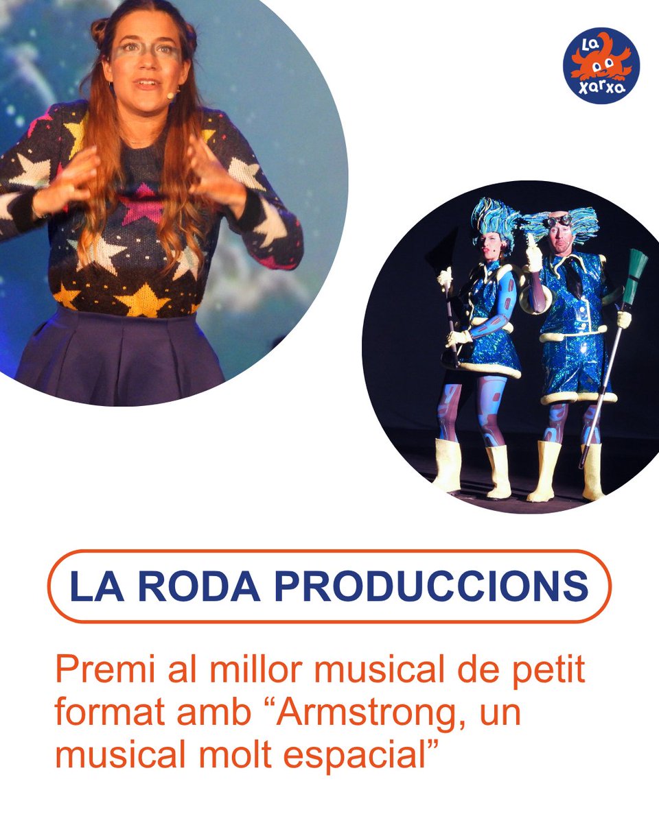 MOLTES FELICITATS <a href="/LaRodaProds/">La Roda Produccions</a> per aquest Premi al millor musical de petit format ⭐️

Notícia a tuit.cat/zaltq