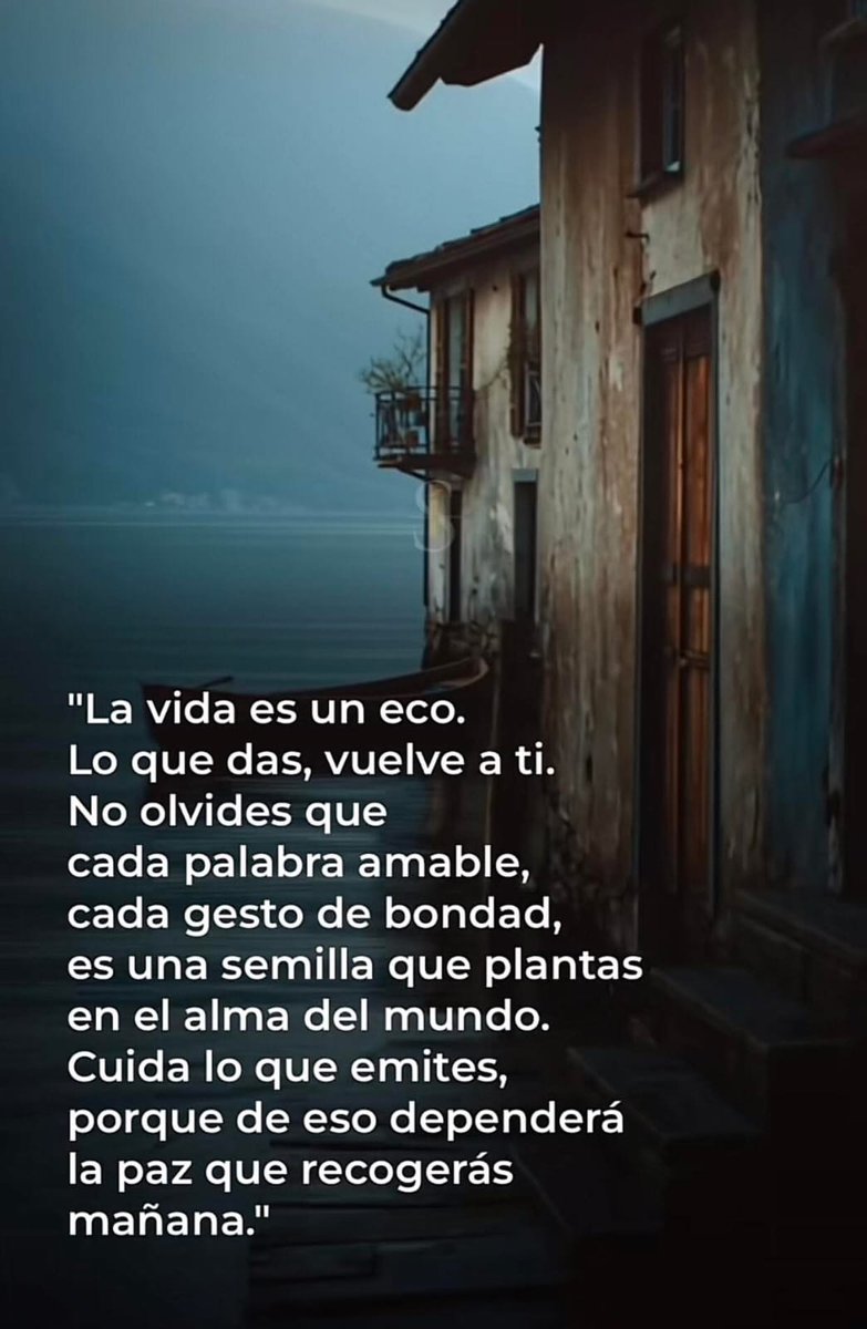 Lo que das, siempre regresa