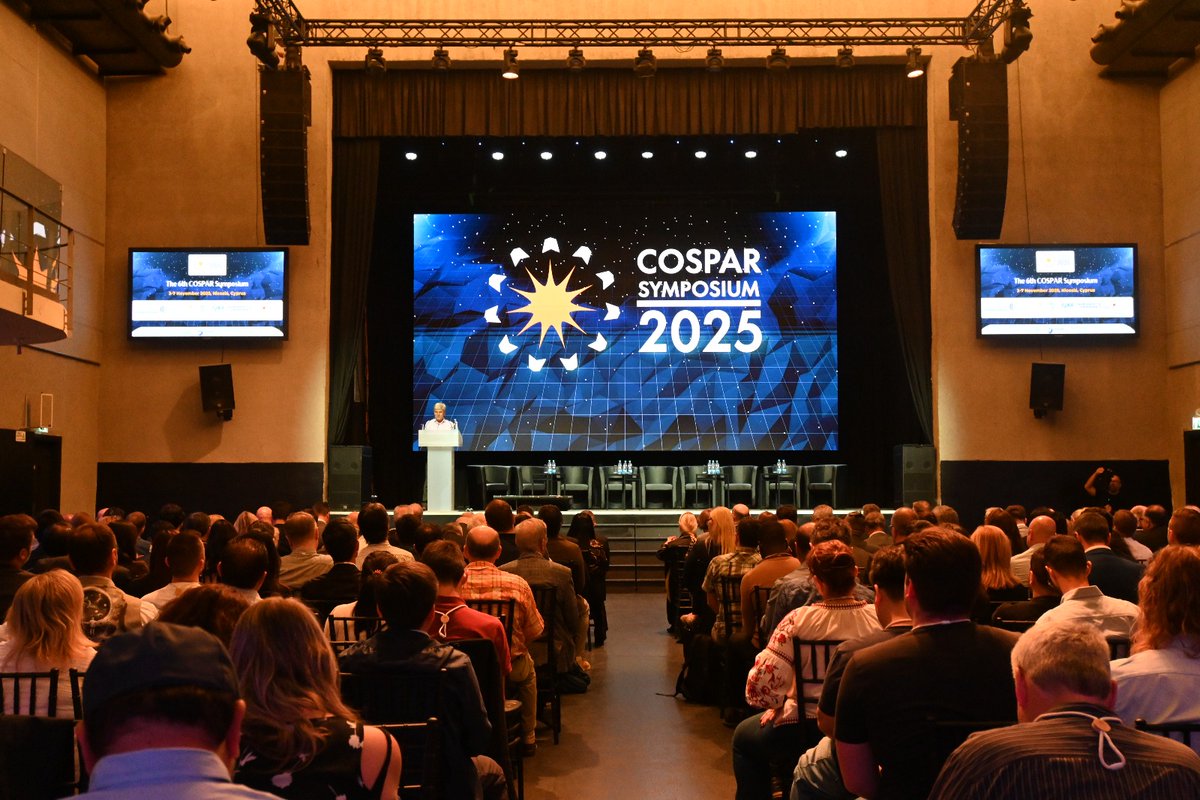 ejrquartz's tweet photo. 🎪Last week, Nicosia became a galaxy of ideas during the @CosparHQ Symposium, hosted in cooperation with @CyprusSpace🌌. Our @HiggsSearcher was present, spotlighting the action on COSPAR’s social media channels.👩🏻💻📲Let’s relive her trip through these shots!📸
#COSPAR2025 #CSEO https://t.co/o66nadAe2I