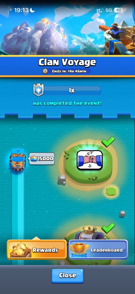 *TOP* 5 CLAN

dm for invite link if u are  *Ulitmate* *Champion*
or close to  in clash royale 

farm crowns for the CLAN voyage 

finished last 1 day early

clan tag #G02CRV80