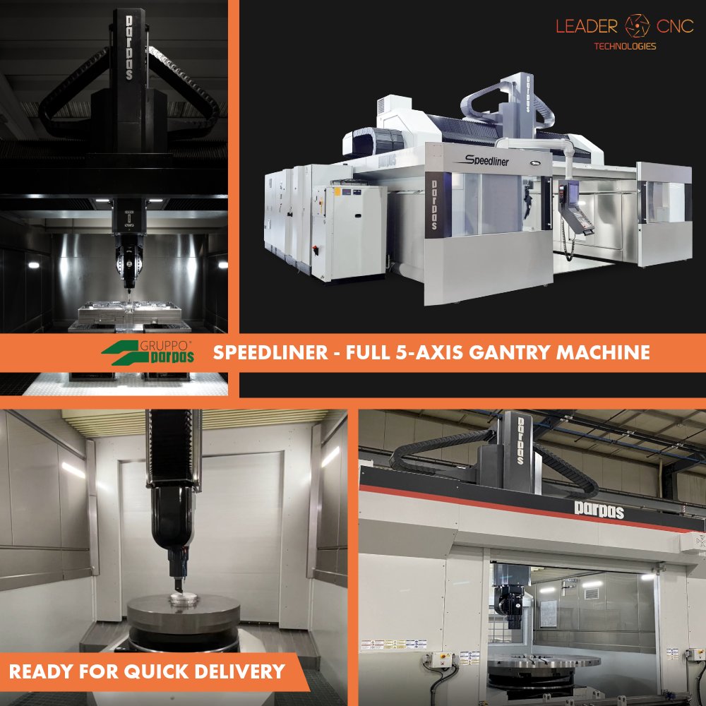 LeaderCNCTech's tweet photo. Stock Update: Machines Ready for Immediate Delivery

▸ Diamond 30 full 5-axis gantry machine 
▸ Diamond 10 full 5-axis gantry machine 
▸ XS full 5-axis gantry machine 
▸ Speedliner full 5-axis gantry machine 

@GruppoParpas 

Visit our website for more details.

#cnc #5axis https://t.co/bD03YewcWG