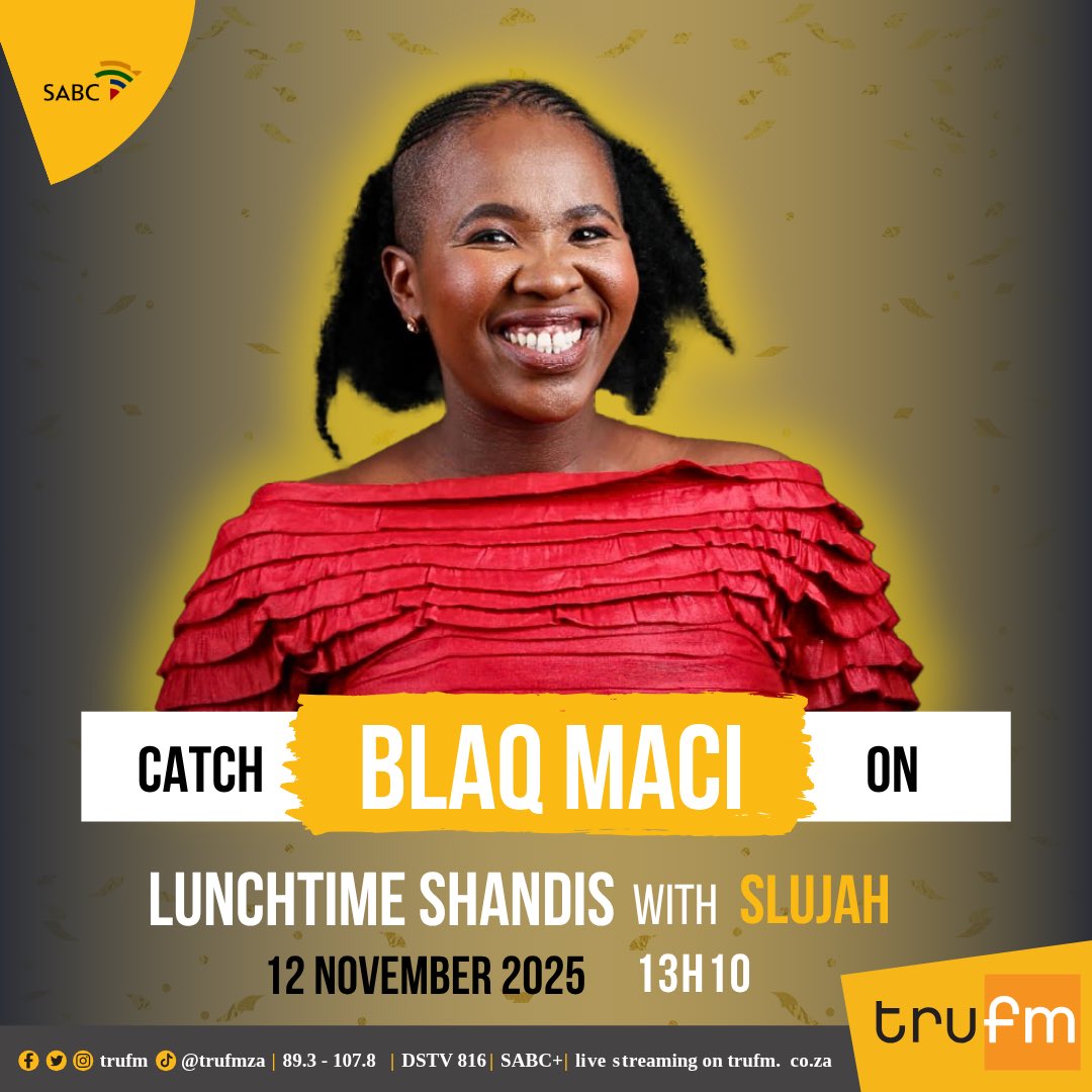 trufm's tweet photo. #Skaftin #Uvala
Weβre joined by two powerhouse womenπUmhlobo Wenene FM broadcaster Blaq Maci and businesswoman Ncumisa Majezi.
#LunchTimeshandis https://t.co/y8DYBSlFXM