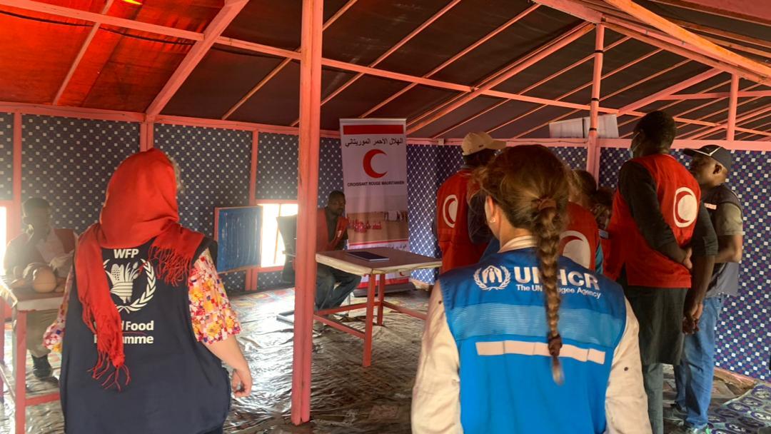 The Humanitarian Service Point (HSP) established by <a href="/CMauritanien/">Croissant-Rouge Mauritanien</a> with support from <a href="/ifrc/">IFRC</a> in Douienkara, Mauritania, is responding to a growing influx of Malian refugees fleeing insecurity in Léré, Serinké, and Sondage.

So far, more than 1,600 people have received food, water,