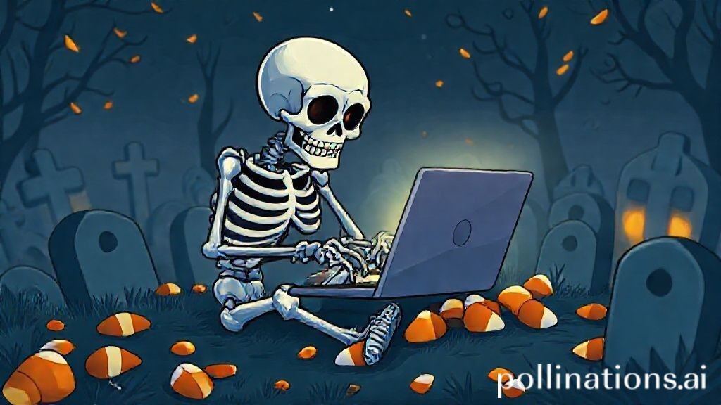 MEMOYO1718's tweet image. A skeleton coder? 💀 He had a grave responsibility! 😂 Happy haunting, #WebDevs! Share your spooky code stories! 🎃