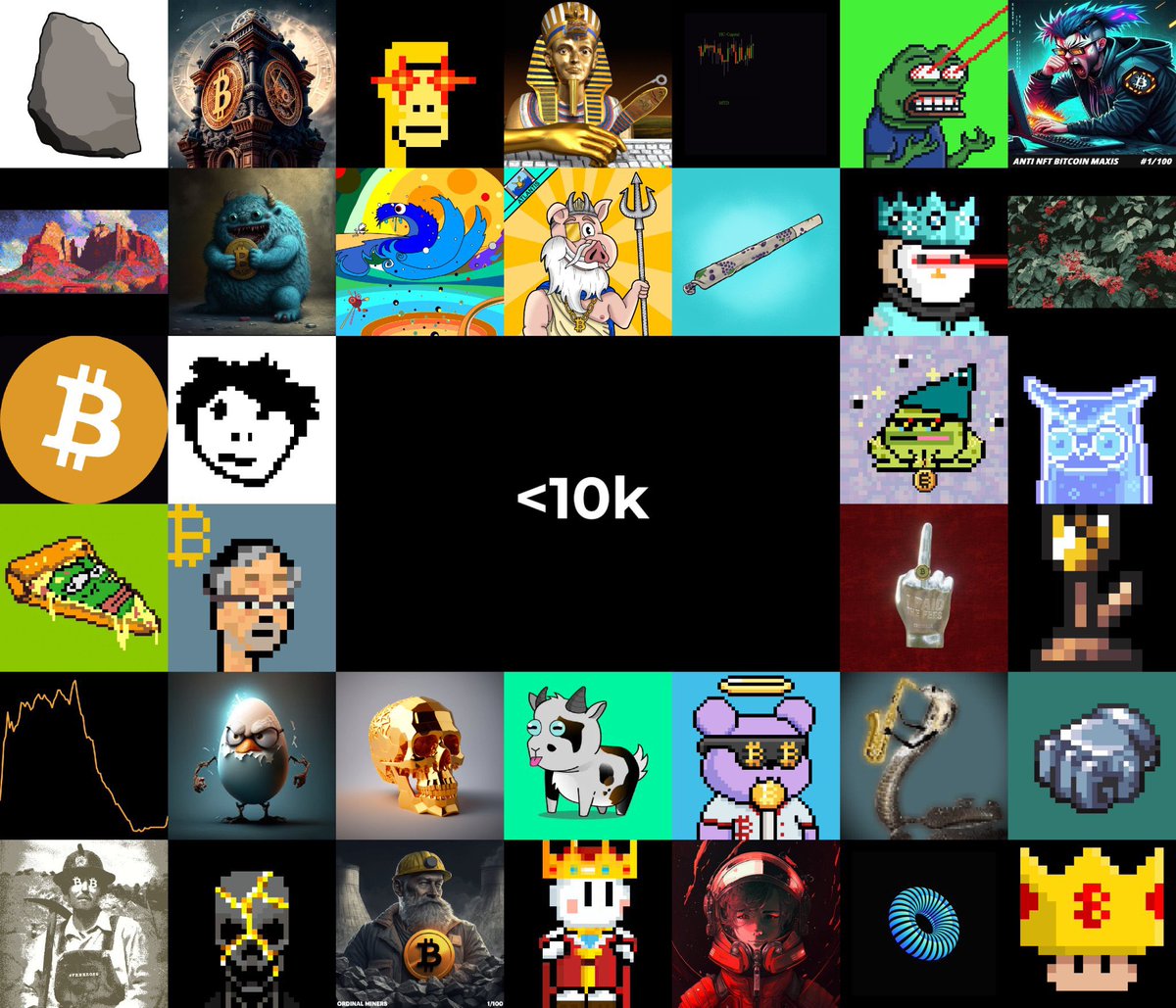 Being part of the Bitcoin Punks community for a short while earlier this year, made me realise that collections are all about narratives. Who’s gonna own the narrative of being the first 10k collection on Bitcoin.

In my book, first is first✊

So, even though I had to sell my