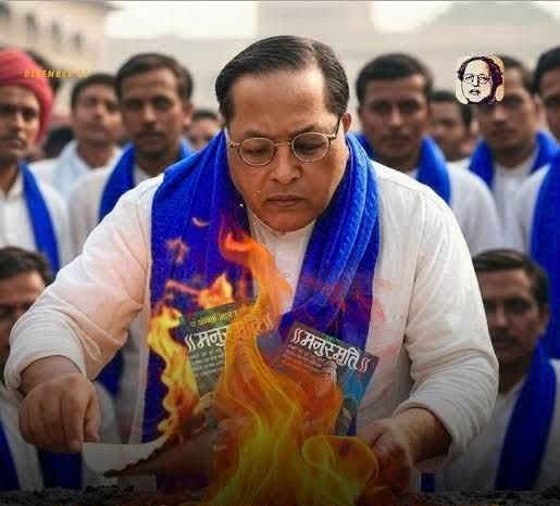 ambedkariteIND's tweet image. “If you want to create a breach in the caste system, you must place dynamite under those Vedas and scriptures that deny reason and deny morality. You must destroy that religion based on Śruti and Smriti — otherwise nothing will be achieved.” — Dr. Ambedkar 🔥🔥🔥