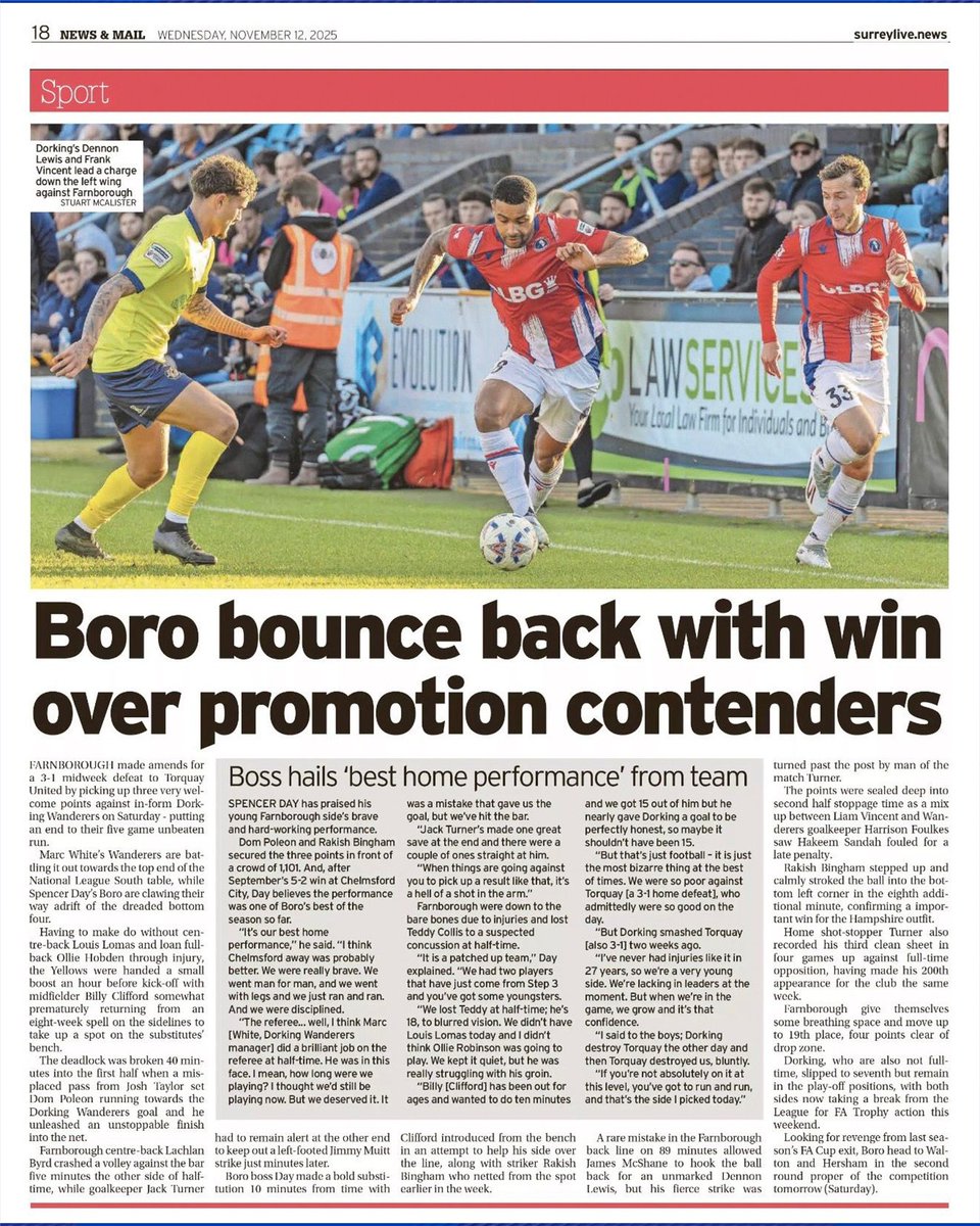 Farnborough FC tweet media