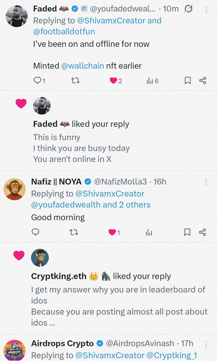 ShivamxCreator's tweet image. Good Morning CT 

I want to say thanks to everyone who supports me, especially to @youfadedwealth and @Cryptking_1 ,  because of these two I&apos;m still on the leaderboard.

@jointheparti — a new kind of social platform where your engagement actually means something.
Your posts,…