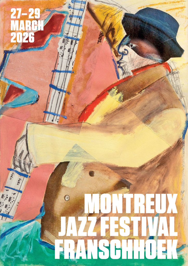 The inaugural Montreux Jazz Festival (Franschoek) official poster is finally out. And it’s stunning. 

Designed by the incomparable, Bra Sam Nhlengwetha. 

Tickets go on sale: January 2026.