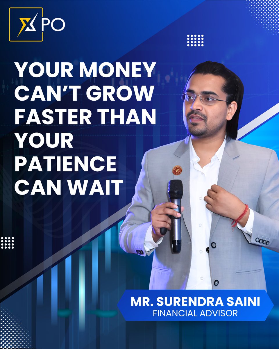 SainiSurendra99's tweet photo. Wealth grows at the speed of patience.
The truth is simple — no investment blooms overnight.
If you can wait with discipline, your patience will turn into profit.
Let time be your most powerful partner in financial growth.
:
#ilovexpo #surendrasaini #InvestSmart #WealthBuilding https://t.co/f1QtaK0Xc7