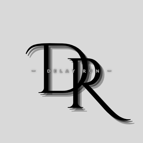 Kuro__pn's tweet photo. 久しぶりのゲーム制作進捗更新です。
「DelayRun」のタイトルロゴが完成しました！。 https://t.co/wxYvBwiYmD