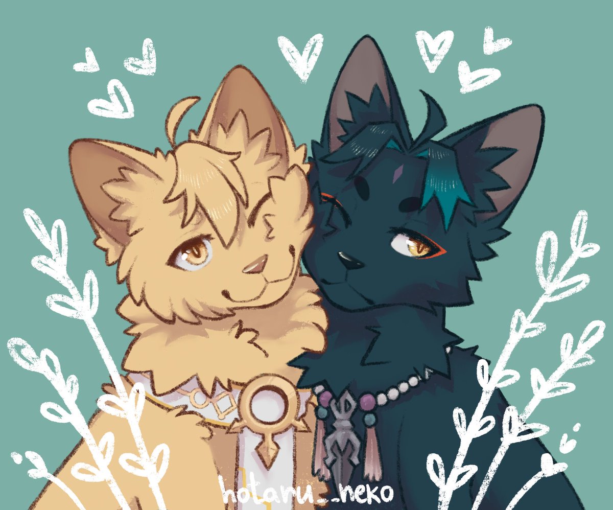 Meow💛💚

#XiaoAether #xiaother #魈空