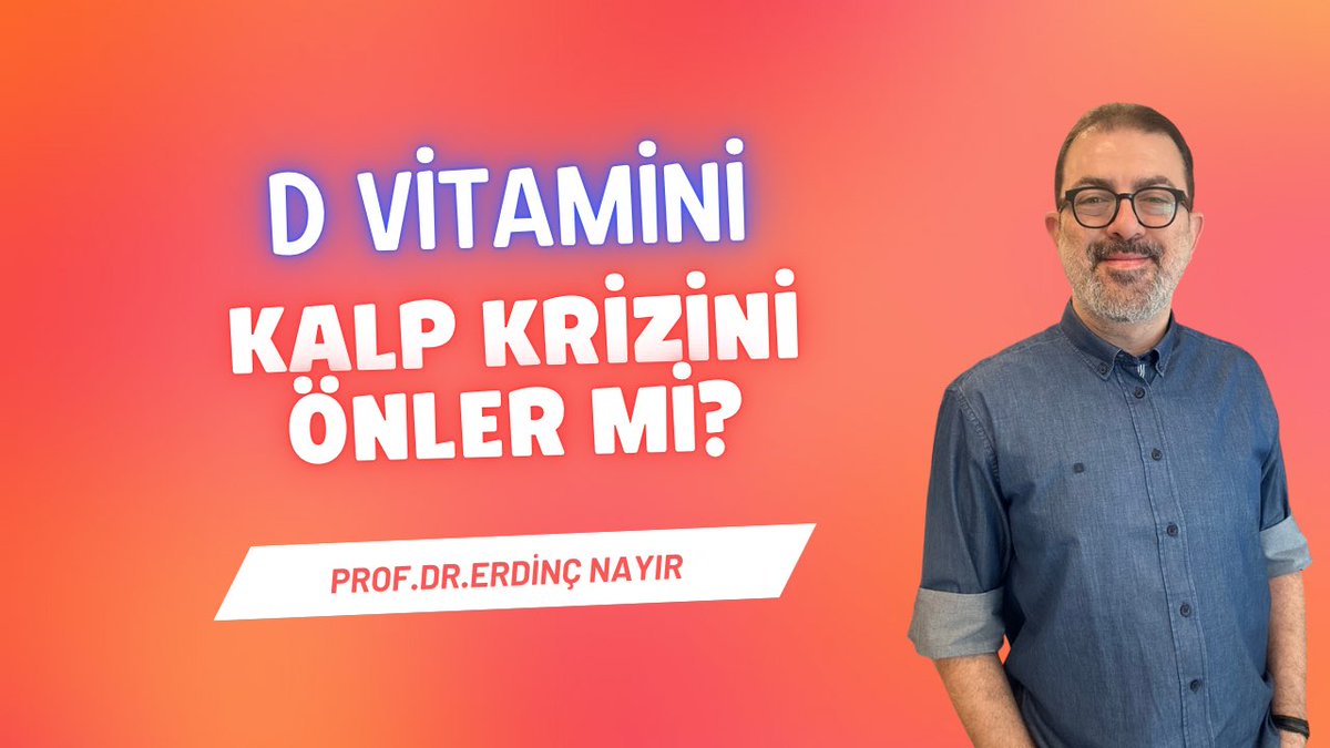 D VİTAMİNİ, KALP KRİZİNİ ÖNLER Mİ? 
youtu.be/3SecdLDQxA8