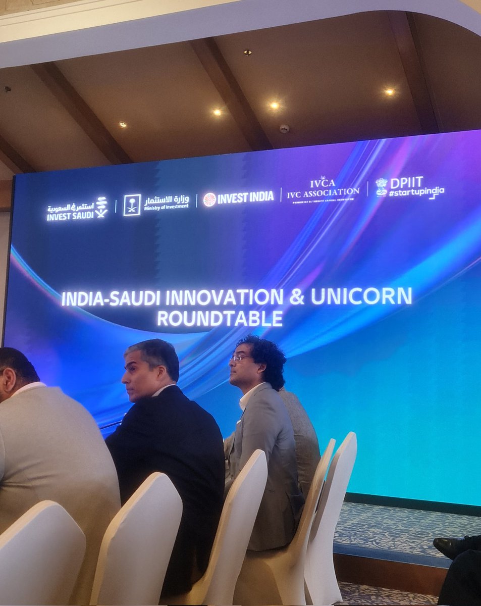 DKTHEDIGICON's tweet photo. Thrilled to be part of the India–Saudi Innovation Roundtable at Taj Mahal (Taj Man Singh), New Delhi — representing Indian startups as a DPIIT delegate! Looking forward to strengthening innovation and investment ties. #IndiaSaudiPartnership #StartupIndia https://t.co/FDu5Ixb5o0