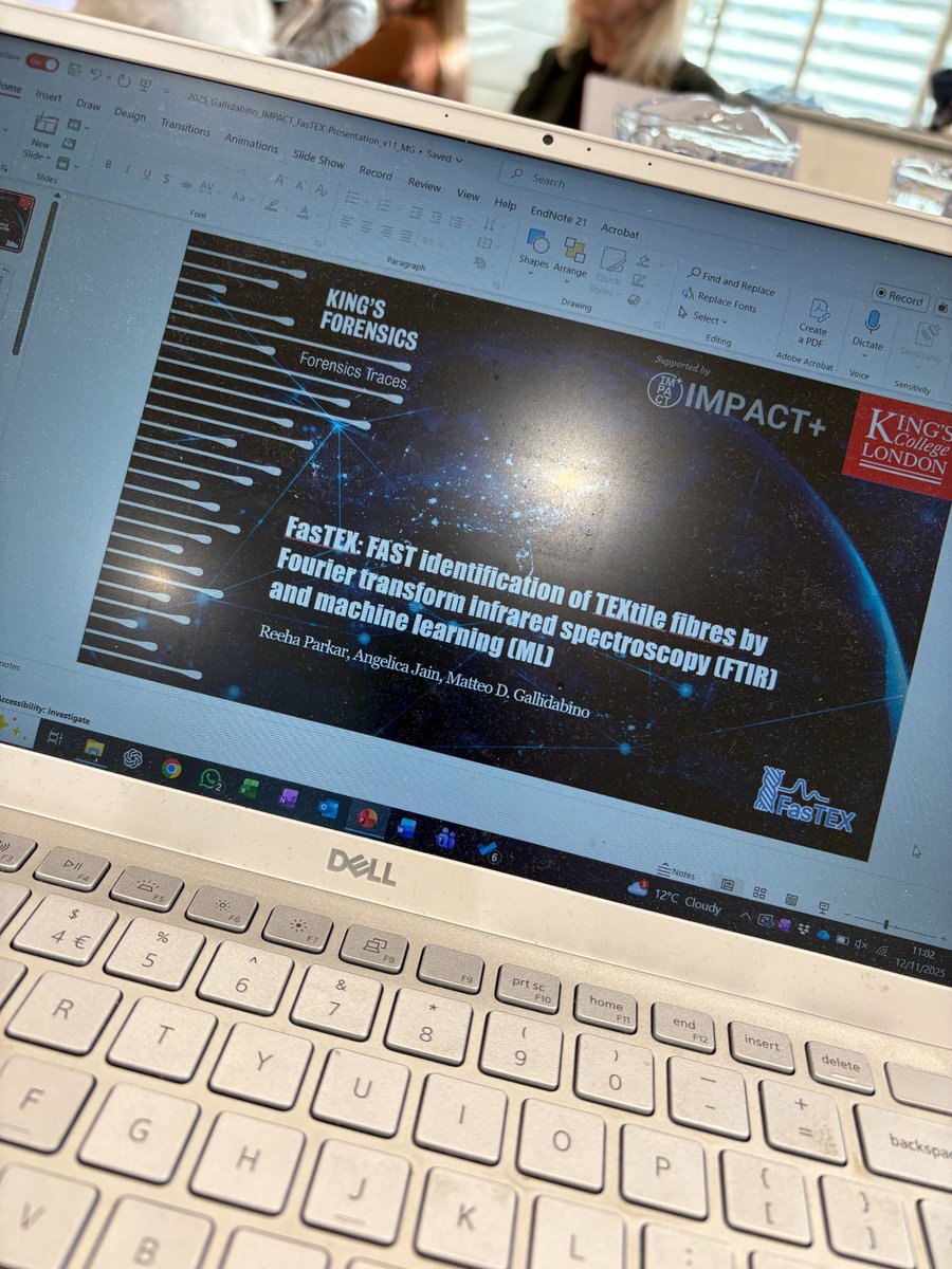 DrGalli85's tweet photo. 🚄 In Newcastle today for the Q4 Impact Innovation Fund meeting by @IMPACTnetwork23 . Presenting FasTEX: FTIR + ML for textile ID. Great to share updates with fellow projects! #FasTEX

Great to connect with other funded teams and hear how research is driving real-world impact. 💡 https://t.co/G3Iuyd1wkO