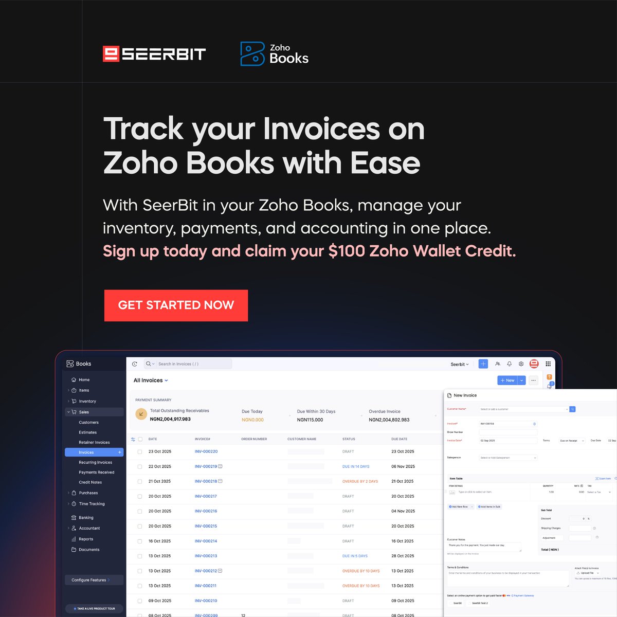 getSeerBit's tweet image. With SeerBit now integrated into @zoho_books , your businesses can collect payments, reconcile transactions and manage cash flow—all from one dashboard.

Visit &amp;gt;&amp;gt; seerbit.com/seerbit-x-zoho to get started
.
#seerbit #zohobooks #payments #accounting
