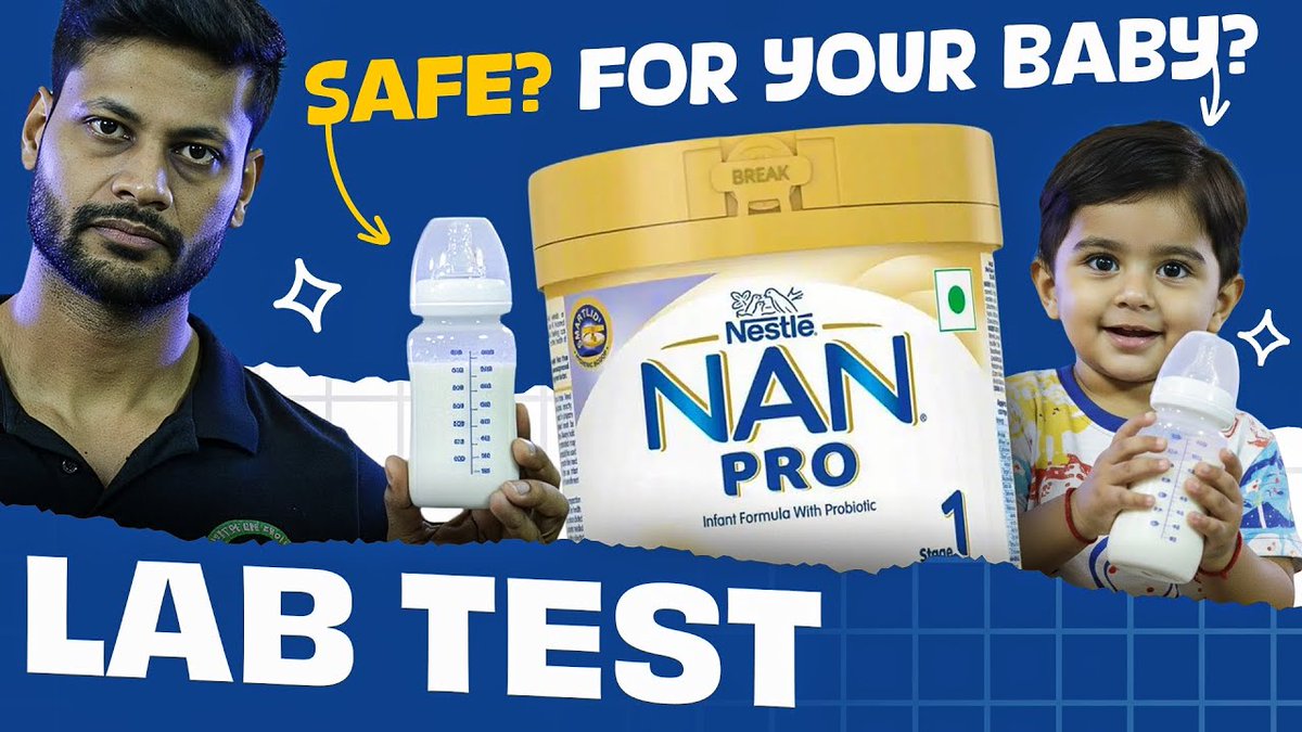 TrustifiedIndia's tweet image. NANPRO : Passed or Failed? 🧪

We just did a 100% blind Test, Trustified lab test on this core infant food. Every parent who uses it needs to see this. The truth for your newborn is here.

Watch the full, unedited results: 👇
youtube.com/watch?v=da6iIe…

#InfantFood #labtest