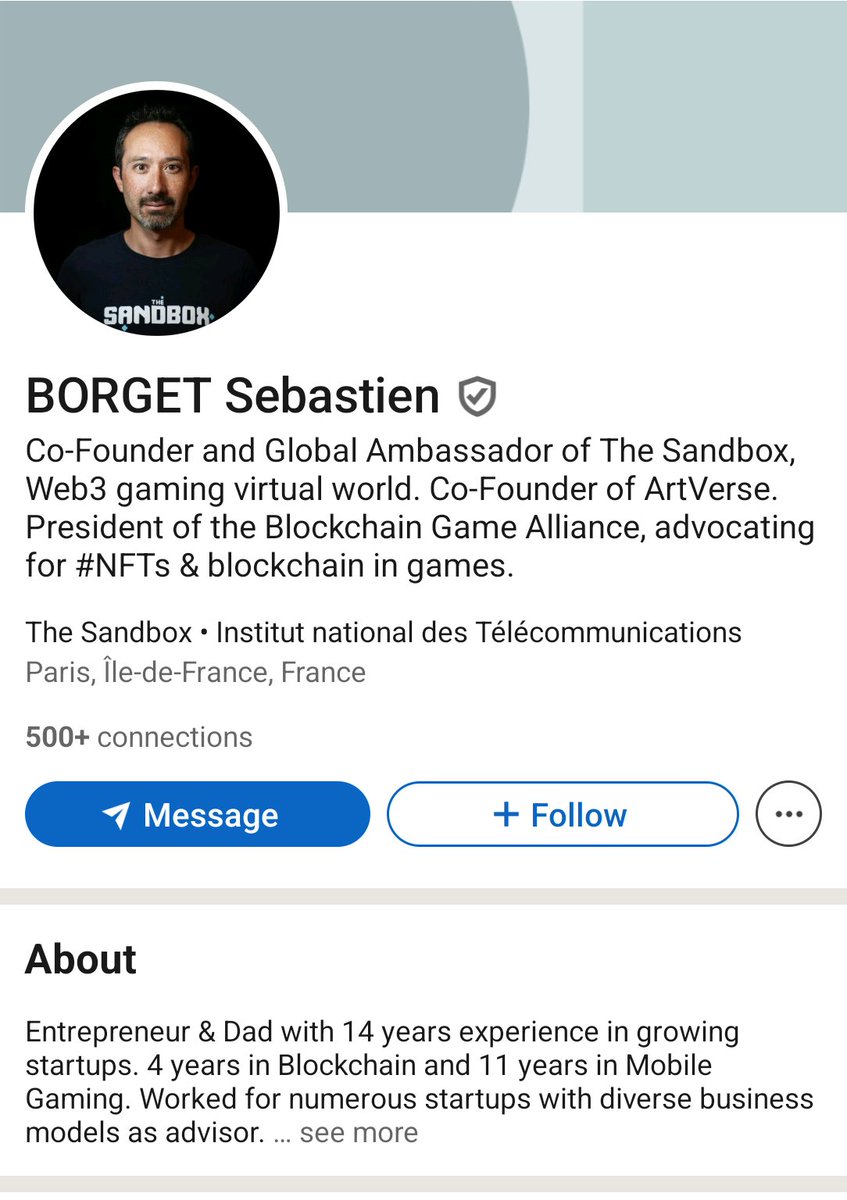 tollboothwily's tweet image. Some things look like coincidences.

Until they don’t.

About a month ago, Ray Quintana, CEO of @DevvExchange, posted on LinkedIn while heading to the European Blockchain Convention and tagged @borgetsebastien, co-founder of @TheSandboxGame.

Fast forward to today.

@DevvExchange…