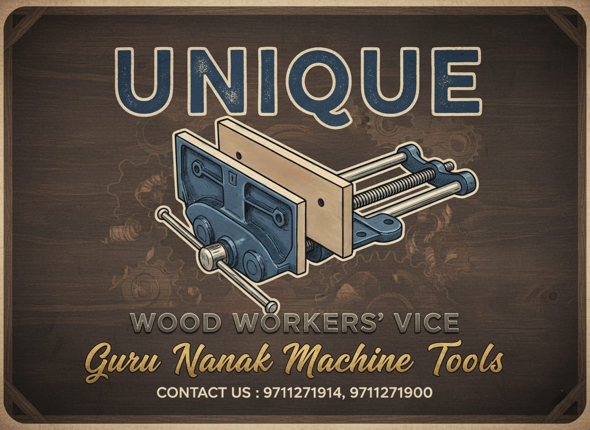 GNMTCHUCKS's tweet image. Strong grip, smooth finish — the Unique Wood Worker’s Vice is built for perfect craftsmanship
Contact us : 9711271914, 9711271900
#unique  #gurunanakmachinetools #precisiontools #EngineeringExcellence  #NEW