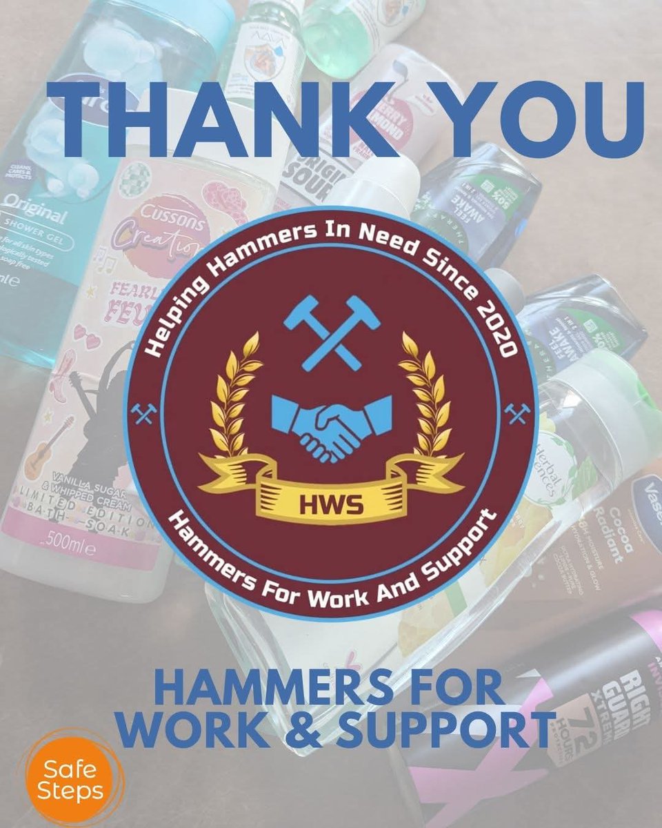 hammers4work's tweet image. A huge thank you once again to Neil #hammersforworkandsupport  for another kind donation of toiletries. 

Support like this goes a long way to help us to continue to support members of our community. Thank you ❤️

#DomesticAbuse #DomesticViolence #DomesticViolenceAwareness