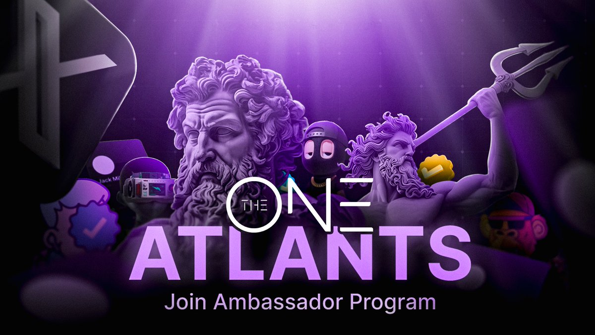 TheOneTradeAI's tweet image. TheOne 🔱Atlants is live — our #ambassadorprogram that rewards those who grow with us.

You can already join, earn up to 30% revenue share, get exclusive perks, and take part in community activities and league rewards.

It’s free to start and open to everyone.

🌊The wave has…