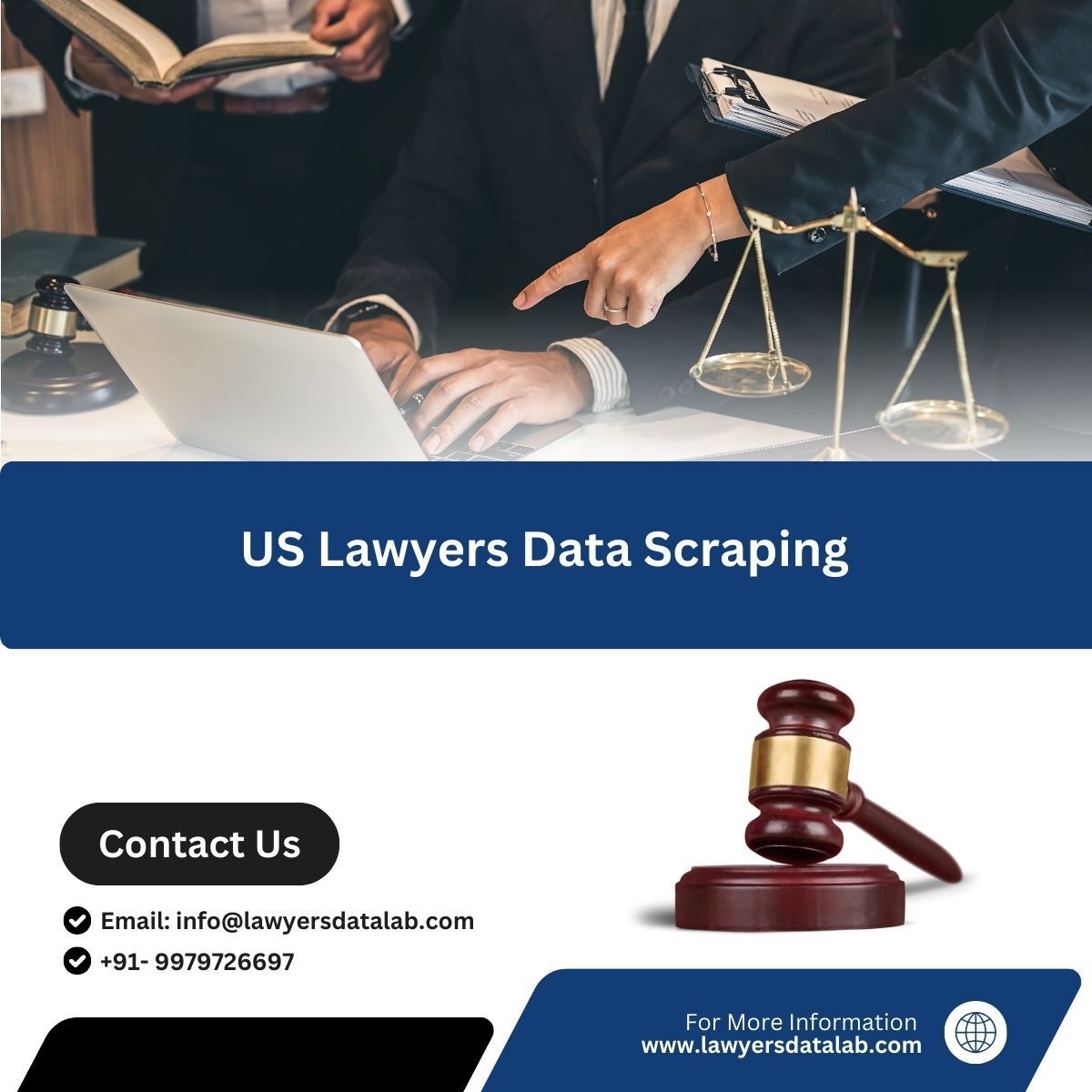 LawyersData's tweet image. Optimize your data with Lawyers Data Lab’s USA lawyers data scraping. Our advanced tech offers rapid and intelligent solutions for data collection. Need directory scraping? Email info@lawyersdatalab.com.  #DataOptimization #LawyersEmailList #ScrapingSolutions