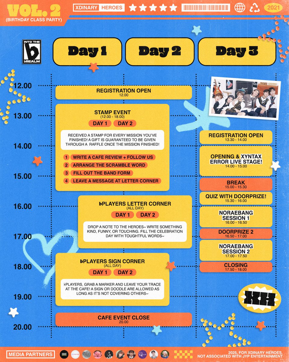 IntoThebRealm's tweet image. ♭Class Party: Hallway to Heroes 🇮🇩

♭Players, the details are in! Check out the rundown of what&apos;s ahead and gear up for #b_ClassINA 🗓 Take part in the event and don&apos;t miss a chance to bring home your raffled gift! 🎁

#b_Class #HallwayToHeroes #Into_The_bRealm #XdinaryHeroes