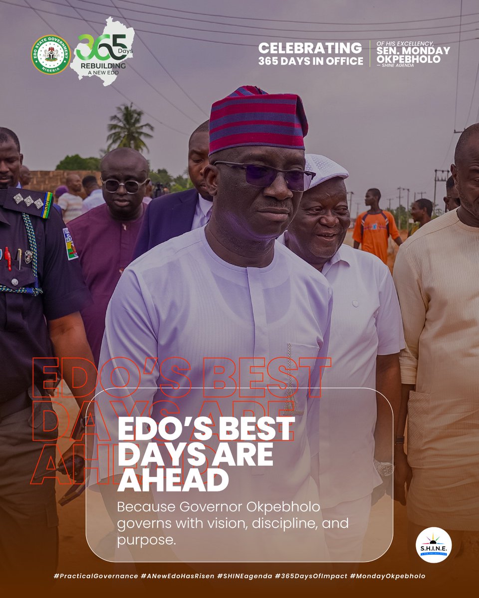 poimediacentre's tweet photo. Sen Monday Okpebholo is here to make Edo great. 

#Okpebholo365Days
#MondayOkpebholo
#365DaysOfImpact
#PracticalGovrnance https://t.co/d4dTZ0S7qA