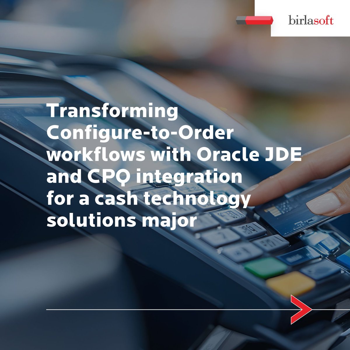 birlasoft's tweet photo. #SuccessStory: Learn how a global cash technology leader partnered with Birlasoft to implement a scalable integration between Oracle CPQ and JD Edwards to streamline their Configure-to-Order workflows effectively, enabling:
- Automated workflows for efficiency and stability
- Improved accuracy of revenue and profitability reporting
- Streamlined order visibility across processes

Read the story here: https://t.co/YBcY1Yt4lA 

#ERP #JDE #OracleJDE #JDEdwards #OracleCPQ #CPQ #BusinessTransformation #PoweringProgress