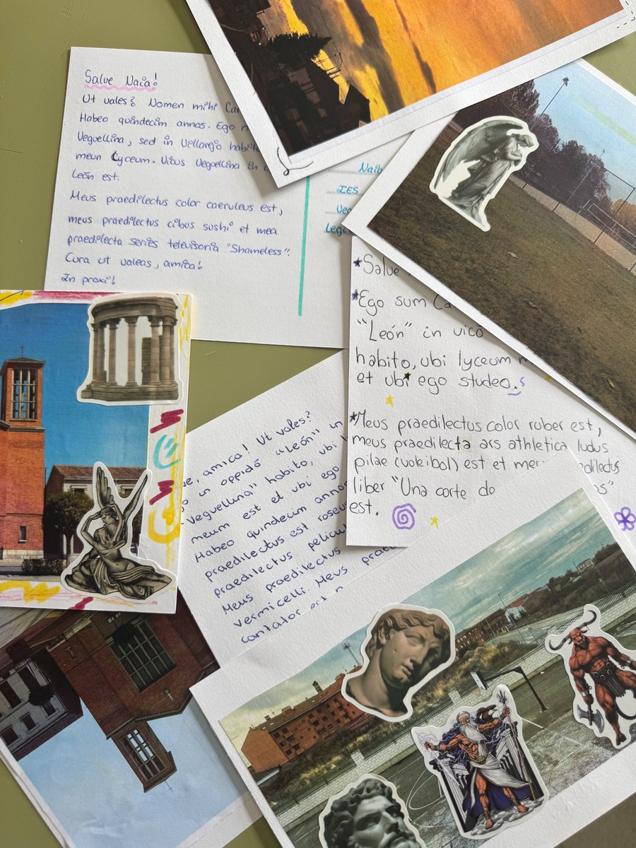 Desde el IES Río Órbigo (<a href="/IES_RIO_ORBIGO/">IES "RÍO ÓRBIGO"</a>), en Veguellina del Órbigo (León) nos llegan estas #photochartulae enviadas hacia Lleida, <a href="/elsplanells/">INS Els Planells</a> . Su profesor de Latín nos comenta que sus discipuli/ae están muy ilusionados. Macte virtute!