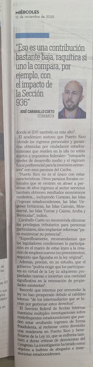 Reportaje sobre el estudio que publiqué recientemente sobre el impacto económico bajo de la Ley22 y 20 de 2012.