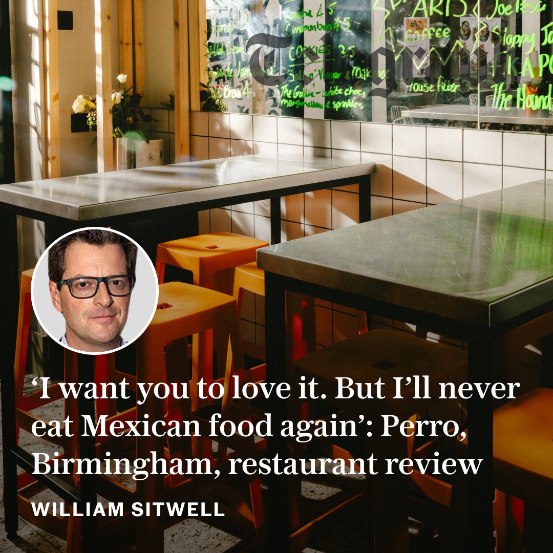 🖋️ "This hole-in-the-wall is best skipped by anyone who isn’t partial to indistinct purees and heavy-handed use of hot sauce," writes <a href="/WilliamSitwell/">William Sitwell</a>.

Read his review of Perro in Birmingham here 👇
telegraph.co.uk/food-and-drink…