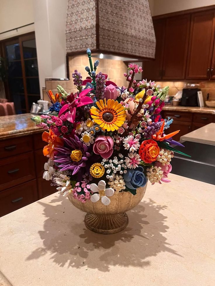 lanbisalya's tweet image. Lego çiçeklerin güzelliğine bakın