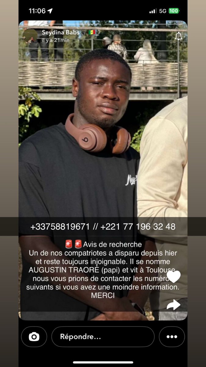 mc_evah's tweet image. « C’est un frère qui se trouve à Toulouse qu’on arrive pas à joindre depuis hie

Si vous pouvez partager please 🥺🙏🏾