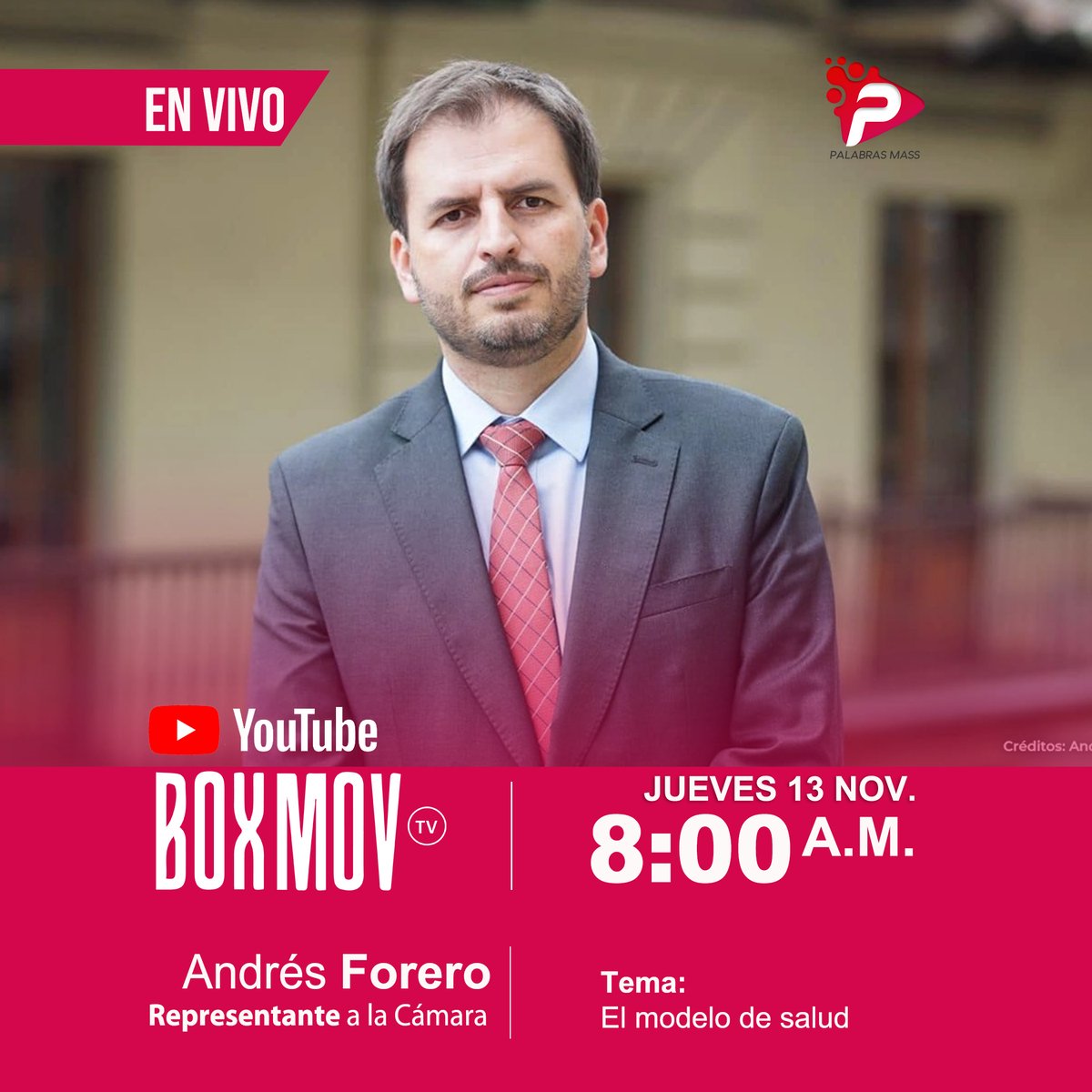 💬🩺¿Está en crisis el modelo de salud en Colombia?

🔴 En vivo este jueves a las 8:00 a.m., <a href="/AForeroM/">Andrés Forero CD</a> nos explica su visión y las alternativas.

Conéctate a través de YouTube de <a href="/CanalBoxMov/">BoxMov</a>