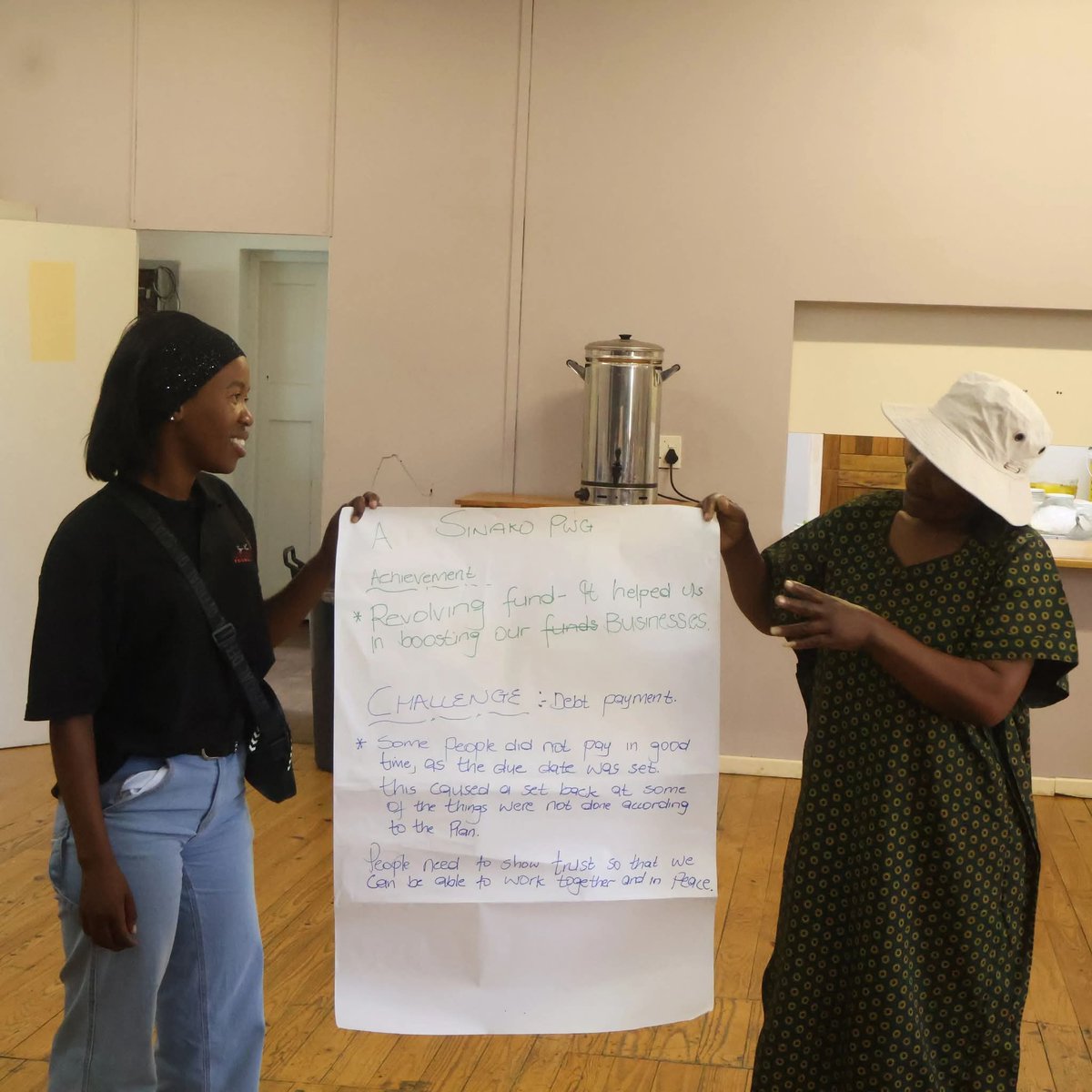 UbunyeFT's tweet image. PWG Annual Review &amp;amp; 5-Year Strategy  
 
The PWG teams take the stage, presenting their achievements and challenges from the year.  
These reflections highlight the incredible progress made by the PWGs. 
 
#Ubunye #PWG #EnablingCommunitiesToLead