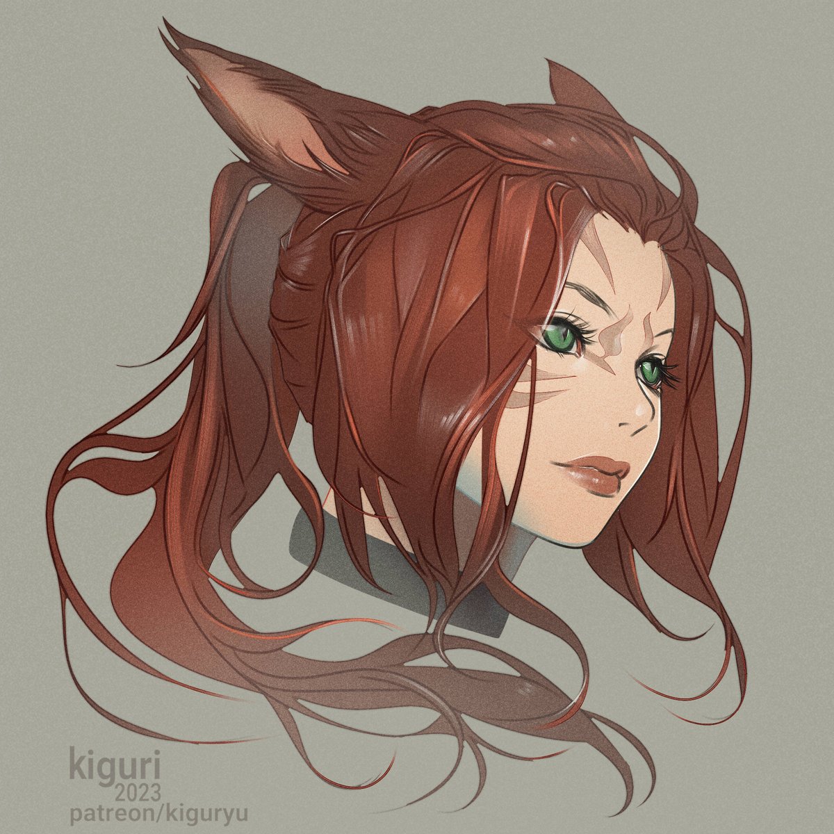 nomaismar's tweet image. Will be reposting a few of my older pieces to share that I’m now on VGen: vgen.co/kiguri
Bringing some of my past work under its tags, starting with these lovely WoL~
#FFXIVArt #AuRaFFXIV #miqote #viera #Vgen