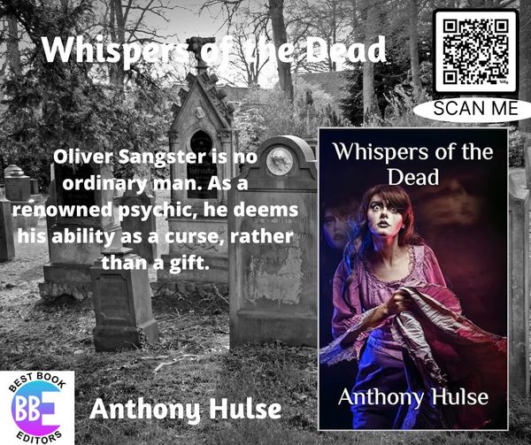 AnthonyHulse1's tweet photo. @KindlePromos #Horror / thriller, Whispers of the Dead. (2nd edition)
Available at Amazon, Kindle, and most online bookstores. Free at Kindle Unlimited!
#paranormal #seances #spirits
https://t.co/y1W3mQSORj
https://t.co/HAjMyZrDhm https://t.co/CvKaLGjNvY