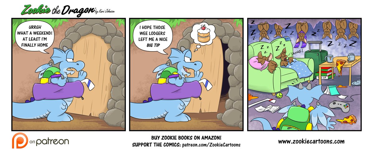 Zookie Classic: Bat Cave 2
#zookie #dragon #webcomic