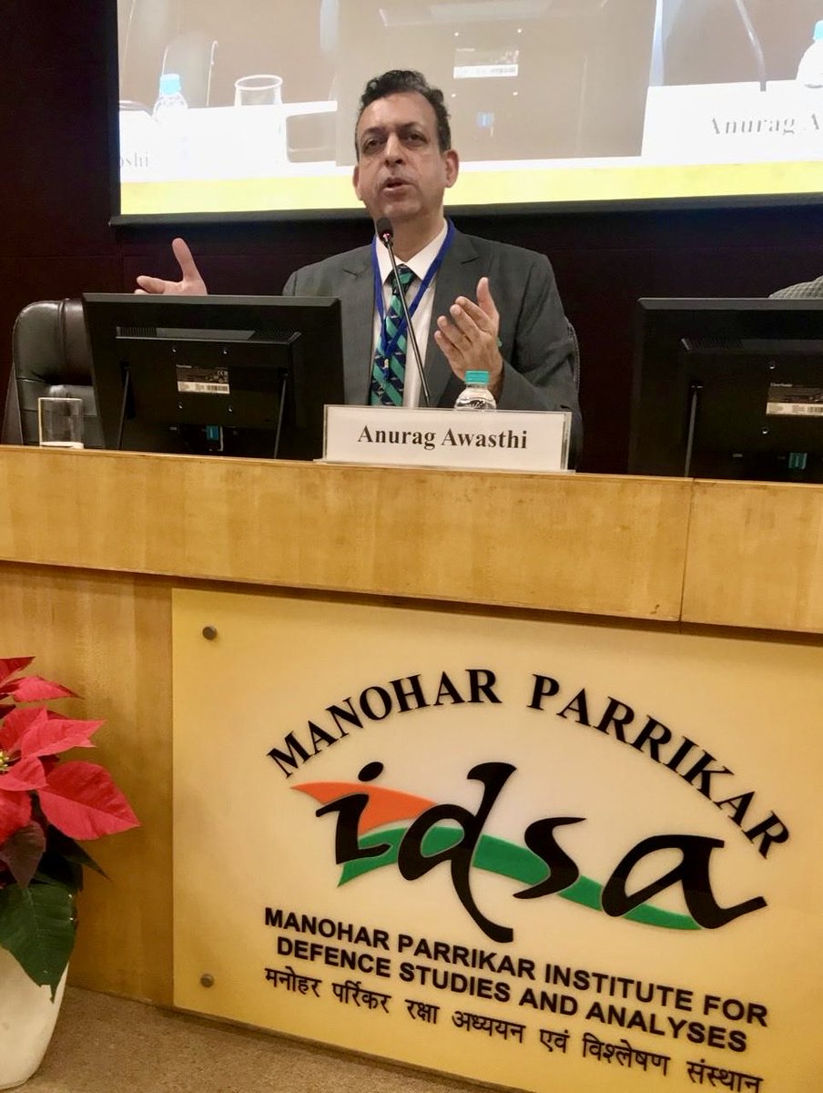 awasthi_bob's tweet photo. Privileged to speak in “Delhi Defence Dialogue” by @IDSAIndia-tech battlefield &amp; strategy for “Collaboration,Co-Devp &amp; Co-Production”of #criticaltech #Semiconductors 🇮🇳

@chakranewz @LTGSubrataSaha @joe_sameer @DRDO_India @adgpi @vivek_chadha @SujanChinoy @SpokespersonMoD https://t.co/hsVgVZlOdv